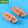 Accesorios de decoración de micro paisajismo de musgo, barco de pesca recreativo, barco, decoración de resina, decoración de maceta de suculentas
