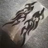 Adesivos para Veículos Elétricos de Motocicleta com Padrões de Chamas, Adesivos para Carros Esportivos, Acessórios Modificados, Decalques Decorativos