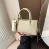 Bolsa pequena de alta qualidade feminina 2025, nova bolsa transversal multifuncional, bolsa quadrada pequena portátil e moderna, bolsa transversal simples e elegante