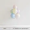 Soporte de columna flotante de mesa de globos retro de colores decoración de escena de fiesta de cumpleaños infantil arreglo accesorios para fotos venta al por mayor