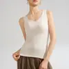 Derong Auto-Calentable Tencel Térmico Ropa Interior Femenina Forro Polar Talla Grande Antibacteriano Camisola Otoño e Invierno Top Básico Sin Costuras