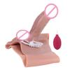 Brinquedo Sexual Adulto Sxxy Dildo Artificial para Mulheres Usarem Sólido Borrifável à Água à Prova d'Água Brinquedo de Silicone Calças de Couro
