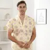 Fabricante Original Bata Desechable Cuello en V Bata Terapéutica Bata para Huéspedes de Centro de Baño Bata de Sauna de Ocio para Hombre Masaje de Pies