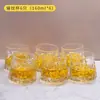 Copo Coqueteleira Copo Térmico Taça de Vinho Copo Giratório Copo de Bebida Alcoólica Copo de Vidro Estilo Ins Copo Giratório para Whisky com Porta-Copo