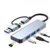 Hub USB Transfronterizo Hub 4 en 1 Uno a Cuatro 3.0 Divisor Tipo C para Laptop Expansión USB