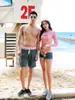2026 Novo Estilo Japonês e Coreano Estilo Dividido Praia Proteção Solar Manga Longa Roupa de Banho de Casal para Homens e Mulheres, Comércio Exterior Transfronteiriço, Em Estoque Atacado