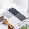 Uma Geração de Tapete Ocidental Xadrez para Comida Americana Luxo Leve Isolado Prato de Jantar Tigela Porta-Copos Crianças Simples Mesa Transfronteiriço Tapete