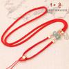 Colgante de alta calidad, joyería, cuerda para el cuello, superficie cortada, Dongling Jade, cordón, collar, cuerda, bricolaje, colgante de jade para hombres y mujeres, cuerda al por mayor