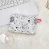 411162 Bolsa de cosméticos de algodão acolchoado com desenho animado Bolsa de armazenamento de pequenos objetos Bolsa de moedas Bolsa de armazenamento Mini