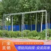Soporte Retráctil Vertical para Tela de Publicidad de Inyección de Tinta Fondo de Boda a Prueba de Viento Estructura de Exhibición de Boda Estante de Filas Truss Boda Nuevo Estilo