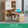 Mesa de Escritório Financeiro com Armário Alto Estação de Trabalho Contábil Dupla Face Face a Face Combinação de Mesa e Cadeira para Escritório de Pessoal Simples Moderno