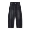 Nuevos Jeans de Pierna Ancha Scimitar para Otoño e Invierno 2025 Marca Trendy para Hombre Pantalones Harem Sueltos Lavados Casuales Largos para Hombre