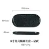 Atacado de fábrica placa de sushi de pedra cerâmica japonesa oval longa placa de churrasco bandeja simples placa de sobremesa atacado