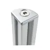 Tapas de Extremo de Aleación de Aluminio, Cubiertas de Perfil de Aluminio, 3030404060608080, Tapones Metálicos Fundidos a Presión de Estándar Nacional y Europeo