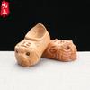 Suministro del Fabricante Zapatos Cabeza de Tigre de Caoba, Zapatos Bordados, Paso a Paso, Zapatos Pequeños, Pulseras, Arreglo de Accesorios Pequeños, Cabello Humano