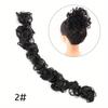Accesorios para Pelucas Transfronterizos Europeos y Americanos Scrunchie Desordenado Moño Desordenado Goma para el Cabello de Oruga Accesorio para el Cabello Cola de Cabello