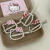 Pasador de Pelo Plateado Hueco, Accesorio de Pelo Dulce-Genial de Moda para Niña, Pinza para Flequillo, Pinza de Pato Femenina, Pasador