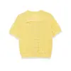 Cuello polo moda superventas transfronterizo casual manga corta AliExpress chaqueta casual para mujer estilo callejero personalizado europeo y americano amarillo