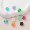Contas para rodas de resina bicolores com furo grande e efeito olho de gato, adequadas para chaveiros DIY, contas soltas, contas de ábaco e acessórios de vestuário