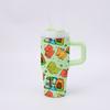 Copo Isolado de 14 oz Série Desenho Animado Natal Halloween Aço Inoxidável Mini Alça Personalização Multicolor