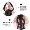 Trenzas Boxeadora Cola de Caballo Alta para Mujeres con Cabello Largo, Dreadlocks Dulces y Cool de Chica, Trenzas Largas con Mechas, Trenzas de Celebridad de Internet, Cola de Caballo Falsa
