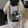 Bolso de mano de color contrastante popular de este año para mujer 2025 nuevo bolso de cubo más vendido versátil casual de alta gama bolso bandolera
