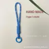 Cuerda tejida súper bonita para teléfono móvil, cadena de mano para muñeca de mujer de alta gama, antirrobo, material fuerte de alta calidad para bricolaje
