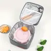 Bolsa de almuerzo de venta caliente transfronteriza Bolsa de almuerzo Bolso sencillo Cuadrado Bolsa térmica Exterior Conservación de alimentos Bolsa de aislamiento térmico para el almuerzo