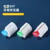 Dispensador de Pasta de Dente Gadget do TikTok, Espremedor Preguiçoso de Sabonete Facial, Espremedor Manual de Clip para Pasta de Dente, Armazenamento com Ventosa