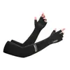 Mangas de Protección Solar de Verano para Hombres y Mujeres, Mangas de Hielo para Conducir al Aire Libre y Ciclismo, Guantes Delgados de Seda de Hielo Anti-UV, Protectores de Brazos