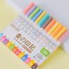Set de 12 Bolígrafos Resaltadores Perfumados de Colores, Marcadores de Puntos Clave, Marcadores a Base de Agua de Colores Claros Amigables con los Ojos, Bolígrafos de Colores Claros para Journaling