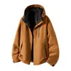 Nueva colección de otoño de chaquetas de trabajo para tallas grandes para hombres y mujeres, mismo estilo que las chaquetas cortavientos casuales deportivas para exteriores de marca, admite impresión