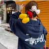 Mickey Flor Ola Pelo del Trasero Círculo Bucle Intestinal Grande Cabeza de Bola de Felpa Linda Princesa en apuros Cuerda para Atar el Cabello Accesorios para el Cabello para Mujeres
