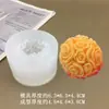 Molde de silicone para bolo de doces de rosa de buquê grande, sabonete artesanal, decoração para assar H3077, molde de bolo, ovo