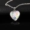 Venta caliente de Temu collar corazón de océano flor de amor colgante de elfo cadena para la clavícula joyería Entrega de una pieza de Temu