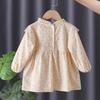 Ropa para Niños, Vestidos de Bebé para Niñas, Vestidos de Princesa Florales para Niñitas de Primavera y Otoño, Faldas de Estilo Coreano de Primavera