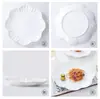 Plato Cerámica Hotel Plato para Pasta Plato para Platos Calientes y Fríos Plato para Filete Vajilla Occidental Plato para Frutas Plato para Cena Bandeja Sencilla