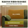 Sofá para apartamentos de alquiler, sofá de tela de un solo y doble asiento, modelo nuevo para salas de estar pequeñas, sofá perezoso, sofá cama