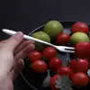 Conjunto de talheres portáteis de aço inoxidável para uso doméstico, incluindo colher e garfo, para viagens. Talheres simples e resistentes.