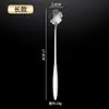 Colher de sobremesa de aço inoxidável colher flor criativa cabo longo colher de mexer café colher de flor de cerejeira multi-estilo comercial doméstico