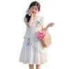 Vestido de niña verano 2026 nuevo modelo vestido de verano para niños hermoso vestido blanco de princesa para niña pequeña ropa de verano para niños