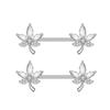 Piercing Corporal Transfronteiriço Novo Zircônia Barra Barra Revestida com Óleo Joias para Piercing Atacado Online