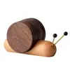 Set de Té Creativo Estilo Japonés Forma de Caracol Sin Pintar Mascota Linda Posavasos de Caracol Lindo Almohadilla Aislante Kung Fu Soporte para Tetera