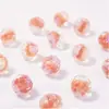 Coração de Açúcar Fio de Contas Glaceadas Contas de Coração de Açúcar Pulseira DIY Acessórios de Joias Contas de Coração de Açúcar