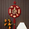 Decoración para inauguración de casa, Colgante de personaje de bendición, Pegatina para puerta, Decoración para inauguración de casa, Mudanza a la casa, Suministros para ceremonia auspiciosa