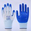 Luvas de Nylon Calibre 13 Imersas em Nitrilo, Antiderrapantes, Resistentes ao Desgaste, Luvas Protetoras Revestidas para Proteção do Trabalho em Canteiro de Obras, Luvas de Nitrilo Azuis Atacado