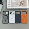 Adecuado para iPhone 17 Pro Max Funda de Teléfono Magnética Mate con Sensación de Piel Apple 16 Cobertura Total Resistente a Caídas Funda Protectora 15