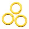 15 colores suministro directo de fábrica hebilla de resorte redonda de color metal para manualidades conector de cadena para perro joyería