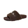 Suaves y mullidas~ Pantuflas de felpa para mujer, nuevo modelo primavera y otoño 2026, versátiles con forma de H, de suela plana, antideslizantes, pantuflas casuales y cómodas