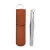Venta Directa de Fábrica Pinza para Pelo de Nariz de Acero Inoxidable Pinza Redonda para Pelo de Nariz Pinzas para Pelo de Nariz Tipo Empuje Recortador de Pelo de Nariz